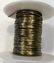 Load image into Gallery viewer, Kangaroo Leather Lace-CLASSIC BRONZE METALLIC 2.5MM ONLY (OLD VERSION-LIMITED SUPPLY