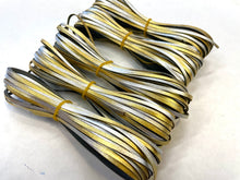 Load image into Gallery viewer, Kangaroo Leather Lace-Limited Edition Custom Color-GOLD/SILVER OMBRE #191