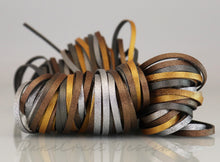Load image into Gallery viewer, Kangaroo Leather Lace-Limited Edition Custom Color-MIXED METALS Ombre