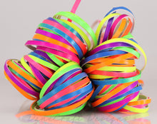 Load image into Gallery viewer, Kangaroo Leather Lace-Limted Edition Custom Color-NEON RAINBOW