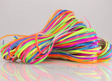Load image into Gallery viewer, Kangaroo Leather Lace-Limted Edition Custom Color-NEON RAINBOW