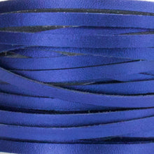 Load image into Gallery viewer, Kangaroo Leather Lace-DANECRAFT Custom Color-DARK COBALT METALLIC