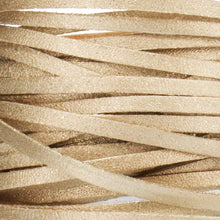 Load image into Gallery viewer, Kangaroo Leather Lace-DANECRAFT Custom Color-SANDCASTLE SUPER SPARKLE