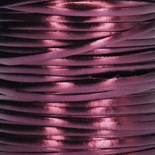 Load image into Gallery viewer, Kangaroo Leather Lace-BIRDSALL PLUM PURPLE METALLIC FOIL (Discontinued limited supply)