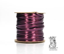 Load image into Gallery viewer, Kangaroo Leather Lace-BIRDSALL PLUM PURPLE METALLIC FOIL (Discontinued limited supply)