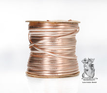 Load image into Gallery viewer, Kangaroo Leather Lace-BIRDSALL ROSE GOLD METALLIC FOIL