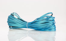 Load image into Gallery viewer, Kangaroo Leather Lace-DANECRAFT Custom Color-BAHAMA BLUE METALLIC