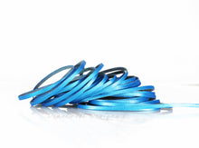 Load image into Gallery viewer, Kangaroo Leather Lace-DANECRAFT Custom Color-LIGHTNING BLUE METALLIC
