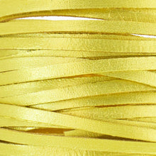 Load image into Gallery viewer, Kangaroo Leather Lace-DANECRAFT Custom Color-BUTTERCUP METALLIC