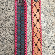 Load image into Gallery viewer, Kangaroo Leather Lace-DANECRAFT Custom Color-PLUM CRAZY METALLIC
