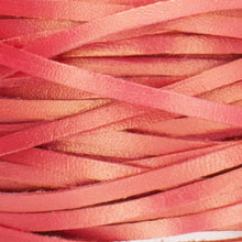 Load image into Gallery viewer, Kangaroo Leather Lace-DANECRAFT Custom Color-CORAL PINK METALLIC