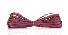 Load image into Gallery viewer, Kangaroo Leather Lace-DANECRAFT Custom Color-CRANBERRY METALLIC