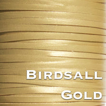 Load image into Gallery viewer, Kangaroo Leather Lace-BIRDSALL GOLD METALLIC SHIMMER (Discontinued limited supply)