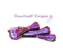 Load image into Gallery viewer, Kangaroo Leather Lace-DANECRAFT Custom Color-OIL SLICK COLOR-SHIFTING