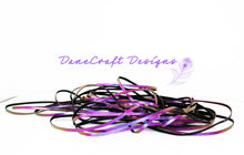 Load image into Gallery viewer, Kangaroo Leather Lace-DANECRAFT Custom Color-OIL SLICK COLOR-SHIFTING