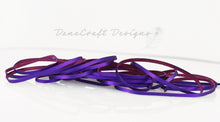 Load image into Gallery viewer, Kangaroo Leather Lace-DANECRAFT Custom Color-ULTRAVIOLET SUPER SPARKLE