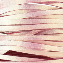 Load image into Gallery viewer, Kangaroo Leather Lace-DANECRAFT Custom Color-PALE PINK SHIMMER METALLIC
