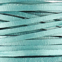 Load image into Gallery viewer, Kangaroo Leather Lace-DANECRAFT Custom Color-TAHITIAN PEARL METALLIC