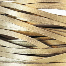 Load image into Gallery viewer, Kangaroo Leather Lace-DANECRAFT Custom Color-TORTOISE METALLIC