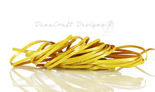 Load image into Gallery viewer, Kangaroo Leather Lace-DANECRAFT Custom Color-YELLOW METALLIC