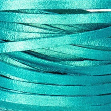 Load image into Gallery viewer, Kangaroo Leather Lace-DANECRAFT Custom Color-BELIZE SHIMMER METALLIC
