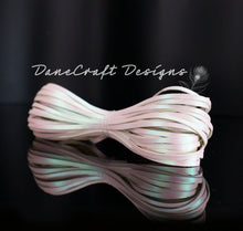 Load image into Gallery viewer, Kangaroo Leather Lace-DANECRAFT Custom Color-MOTHER Of PEARL IRIDESCENT