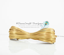 Load image into Gallery viewer, Kangaroo Leather Lace-DANECRAFT Custom Color-PALOMINO GOLD METALLIC