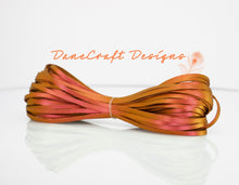 Load image into Gallery viewer, Kangaroo Leather Lace-DANECRAFT Custom Color-COPPER KETTLE TWO-TONED