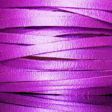 Load image into Gallery viewer, Kangaroo Leather Lace-DANECRAFT Custom Color-PLUM CRAZY METALLIC