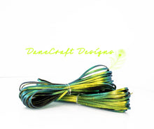 Load image into Gallery viewer, Kangaroo Leather Lace-DANECRAFT Custom Color-VIPER GREEN COLOR-SHIFTING
