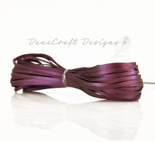 Load image into Gallery viewer, Kangaroo Leather Lace-DANECRAFT Custom Color-BLACKBERRY METALLIC