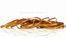 Load image into Gallery viewer, Kangaroo Leather Lace-DANECRAFT Custom Color-AMBER HONEY METALLIC