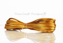 Load image into Gallery viewer, Kangaroo Leather Lace-DANECRAFT Custom Color-AMBER HONEY METALLIC