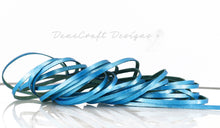 Load image into Gallery viewer, Kangaroo Leather Lace-DANECRAFT Custom Color-SKY BLUE METALLIC