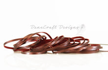 Load image into Gallery viewer, Kangaroo Leather Lace-DANECRAFT Custom Color-BURGUNDY METALLIC