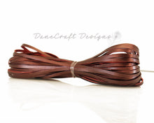 Load image into Gallery viewer, Kangaroo Leather Lace-DANECRAFT Custom Color-BURGUNDY METALLIC