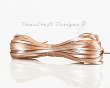 Load image into Gallery viewer, Kangaroo Leather Lace-DANECRAFT Custom Color-NUDE METALLIC