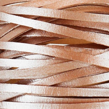 Load image into Gallery viewer, Kangaroo Leather Lace-DANECRAFT Custom Color-NUDE METALLIC