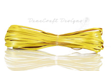 Load image into Gallery viewer, Kangaroo Leather Lace-DANECRAFT Custom Color-YELLOW METALLIC