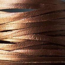 Load image into Gallery viewer, Kangaroo Leather Lace-DANECRAFT Custom Color-CHOCOLATE METALLIC