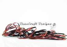 Load image into Gallery viewer, Kangaroo Leather Lace-DANECRAFT Custom Color-TRUE BLOOD ROSE COLOR-SHIFTING