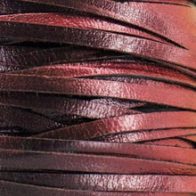 Load image into Gallery viewer, Kangaroo Leather Lace-DANECRAFT Custom Color-TRUE BLOOD ROSE COLOR-SHIFTING