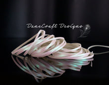 Load image into Gallery viewer, Kangaroo Leather Lace-DANECRAFT Custom Color-MOTHER Of PEARL IRIDESCENT