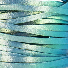 Load image into Gallery viewer, Kangaroo Leather Lace-DANECRAFT Custom Color-MERMAID TEARS TWO-TONED