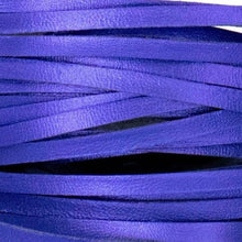 Load image into Gallery viewer, Kangaroo Leather Lace-DANECRAFT Custom Color-INDIGO METALLIC
