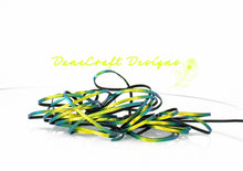 Load image into Gallery viewer, Kangaroo Leather Lace-DANECRAFT Custom Color-VIPER GREEN COLOR-SHIFTING