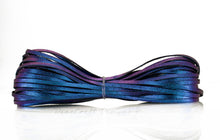 Load image into Gallery viewer, Kangaroo Leather Lace-DANECRAFT Custom Color-MIDSUMMER NIGHT DREAM TWO-TONED NEBULA