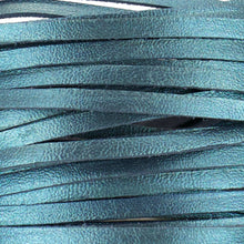 Load image into Gallery viewer, Kangaroo Leather Lace-DANECRAFT Custom Color-NEPTUNE METALLIC