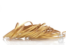 Load image into Gallery viewer, Kangaroo Leather Lace-DANECRAFT Custom Color-PEACH FIZZ METALLIC