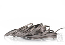 Load image into Gallery viewer, Kangaroo Leather Lace-DANECRAFT Custom Color-PEWTER GREY METALLIC
